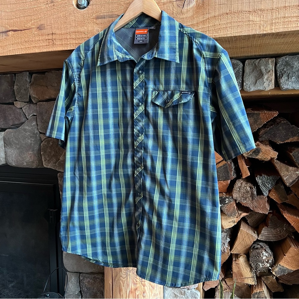 Merrill short sleeve button up shirt